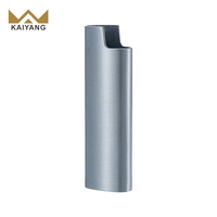 Accessoires pour fumeurs en gros, étui pour briquet en alliage poli, étui pour briquet électro-plaqué, support pour briquet J5