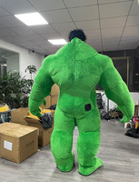 Extérieur gonflable Hulk vert géant dessin animé Anime Cosplay vert homme mascotte Costume fête publicité cérémonie accessoires