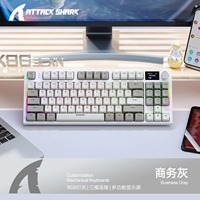 New Attack Shark K86 Three-mode RGB 2.4G USB Wired Wireless Gaming Mechanical Full Size Keyboard Suitable for Desktop