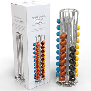 Hotean support <span class=keywords><strong>Nespresso</strong></span> Vertuo dosettes de café porte-<span class=keywords><strong>capsule</strong></span> organisateur de station de café avec utilisation en métal bureau à domicile Logo personnalisé - Product Image 2