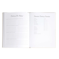 Journal de grossesse en tissu de lin personnalisé, enregistrement de souvenirs, carnet relié, carnet de souvenirs de bébé, livre de bébé