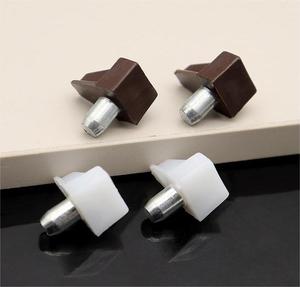 White Furniture Cabinet Supporter Bracket Holder <b>Shelf</b> Supporter <b>Kitchen</b> Dining Room Bathroom Wardrobe Bookcase Suitable - Product Image 2