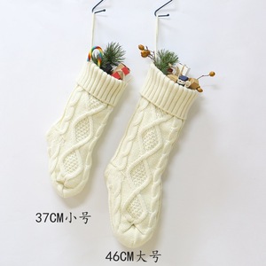 Décoration <span class=keywords><strong>de</strong></span> Noël pour la maison, chaussettes en acrylique blanc <span class=keywords><strong>de</strong></span> grande qualité, 40 cm, design 2025, broderie, vente en gros, livraison directe <span class=keywords><strong>de</strong></span> Chine - Product Image 5