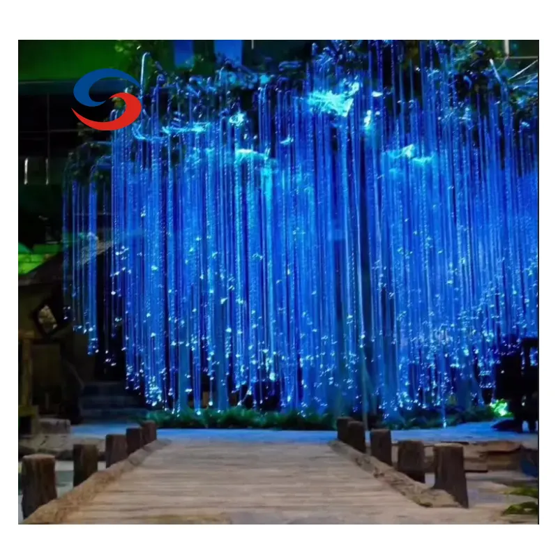 Câble de fibre optique de noël led, lumières d'arbre d'avatar pour starlight avec éclairage
