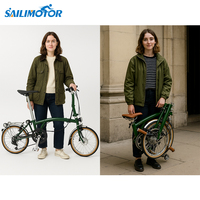 Sailimotor 16 pouces 250W moyeu moteur Brompton Style pliant E-Bike 20 pouces 36v 350w vélo de ville électrique pour l'équitation