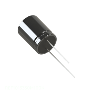ตัวเก็บประจุผ่านรูรัศมี33 uF 20% 100V ตัวเก็บประจุแบบมีรูผ่านรู33 uF - Product Image 1