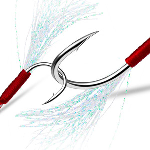 Oferta Especial 11 # -20 #   Paquete de 10 Anzuelos de Pesca con Púas para Jigging, Anzuelos de Pluma JK para Pesca <span class=keywords><strong>en</strong></span> el Mar - Product Image 5