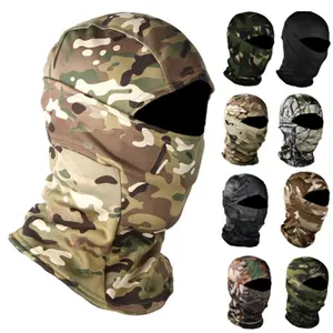 Hot Sale Camouflage Balaclava Cs Mask Cotton Coolmax Custom Logo Snowboard Ski Mask Balaclava For Cycling