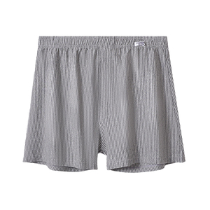 Calzoncillos Boxer a Rayas para Hombre, Ropa Interior Delgada, Transpirable, Suave, Informal y Cómoda para el Hogar, Calzoncillos Boxer Tipo <span class=keywords><strong>Aro</strong></span> para Hombres Adultos - Product Image 5