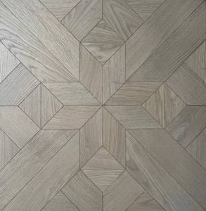 <span class=keywords><strong>Parquet</strong></span> <span class=keywords><strong>stratifié</strong></span> en chêne blanc à trois couches avec installation par système de clic pour salon et cuisine - Product Image 5