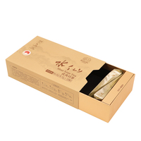 Cajas de Regalo de Cartón Rígido Gris de Lujo con Cajón Deslizante y Funda Exterior