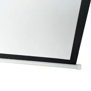白色玻璃纤维4K 3D投影仪屏幕支架，带三脚架便携式16:9/4:3
