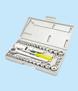 Juego Profesional de Llaves de Impacto de 40 Piezas, Kit de Herramientas de Llaves Combinadas de Alta Resistencia para Mecánicos de Reparación Automotriz - Product Image 3