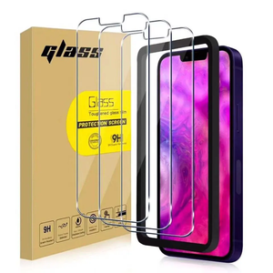 Bộ Bảo Vệ Màn Hình Cho <span class=keywords><strong>iPhone</strong></span> <span class=keywords><strong>X</strong></span> 11 12 13 14 Pro 3 Phim Kính Cường Lực + 2 Bộ Bảo Vệ Ống Kính Máy Ảnh + 1 Bộ Dụng Cụ Lắp Đặt - Product Image 2