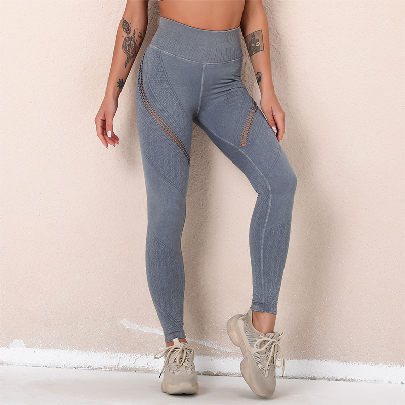 5 colors Fashion Modern Breathable Workout Clothing Women Active Wear Leggings Yoga Pants  high product quality