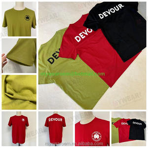 Camiseta Lisa de Alta Calidad para Impresión, Logotipo Personalizado Serigrafiado, Venta al por Mayor, Manga Corta, Camisetas de Verano 2026 para Hombre - Product Image 4