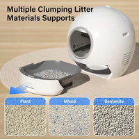 Caja de Arena para Gatos Automática Extra Grande de 65L, Controlada por Aplicación Tuya, Alerta de Seguridad, Autolimpieza, Fácil de Limpiar, Venta al por Mayor de Fábrica