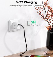 Kabel Data Pengisian Cepat Ugreen 3A 1M Micro USB 3.0 untuk Samsung Note 3 S5 untuk Hard Disk Toshiba untuk Komputer