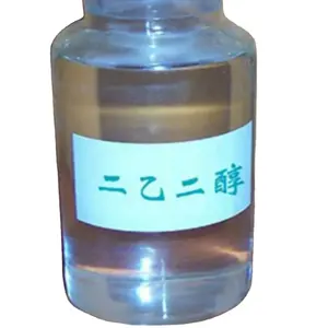 Comprar alta pureza grau reagente cas 111-46-6 dietilenoglicol deg 99,5% 99% min preço de fábrica para solvente de limpeza química.