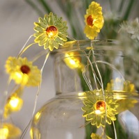 Guirlandes lumineuses LED en forme d'abeille, étanches IP43, avec 8 fonctions pour les patios extérieurs, les jardins, les vacances, les mariages, les événements