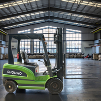 Shouwo Nouveau 2 tonnes 2.5 tonnes 3 tonnes petit chariot élévateur électrique tout-terrain avec chargeur de batterie