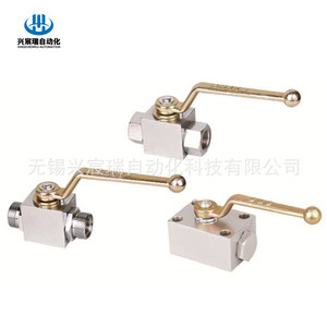 Vanne à bille haute pression Xingchenrui Automation YJZQ, vanne hydraulique manuelle à deux voies - Product Image 5