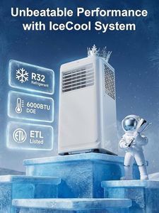 Aire Acondicionado Portátil GREE Split de 11900-20999 BTU, Solo Frío, con Control Remoto, Uso Doméstico, Frecuencia Fija, Ahorro de Energía - Product Image 3