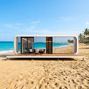 <span class=keywords><strong>Casa</strong></span> Contenedor Prefabricada de Lujo de 20 pies, Nueva, con Estructura de Acero, Tipo Cabaña Apple, Cápsula Espacial, para Hotel Boutique o Hostal - Product Image 1