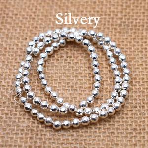 Doğal taş hematit boncuk Faceted yuvarlak gevşek kare boncuk takı yapımı için DIY bilezik kolye boncuk KCgold - Product Image 5