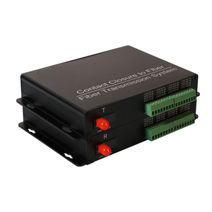 Convertisseur de contact sec industriel sur Ethernet 16 canaux, meilleure qualité, fermeture de contact sur fibre optique - Product Image 3