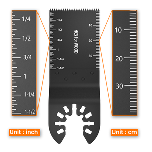 35*40mm liberación rápida Lame De Scie Oscillante Hsc hoja de sierra multiherramienta oscilante para tablero de madera y plástico - Product Image 3