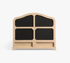 Lit double colonne haut moderne vintage en bois massif, lit de mariage princesse sculpté sur mesure pour chambre principale - Product Image 4