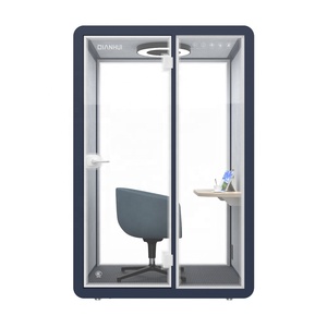 Cabina Insonorizada Anti-Interferencias de 35db, Cápsulas Acústicas Insonorizadas, Sala de Canto Insonorizada para <span class=keywords><strong>2</strong></span> Personas, Sistema de Flujo de Aire para Reuniones - Product Image 2