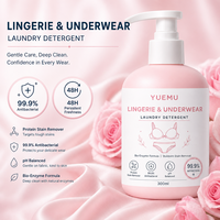 Lessive liquide pour lingerie à marque privée, détachant de sang 300ml, recharge en pochette à bec verseur pour sous-vêtements, OEM ODM Vente en gros