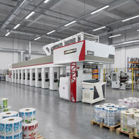 Machine d'impression sur moulinet multicolore, en pp/PVC/PET/PE/OPP, système d'impression par gravité, rouleau 8 pièces, vente en gros