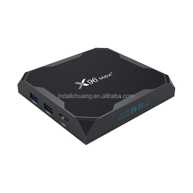 Android 9.0 X96 max plus 4GB 64GB smart tv box 2.4G/5G dual Wifi Amlogic S905X3 USB3.0 media player 8k H.265 HDR10+ set top box