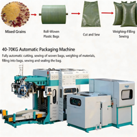 Machine d'emballage automatique pour sacs de 40-70 kg : fabrication, remplissage et scellage |   Machine d'emballage pour aliments pour animaux (DDGS, son de soja, son de blé) |   540-720 Sacs/H
