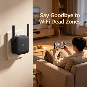Extensor de <span class=keywords><strong>WiFi</strong></span> <span class=keywords><strong>Mi</strong></span> <span class=keywords><strong>PRO</strong></span> 300Mbps con Doble Antena, Cobertura para Toda la Casa, Amplificador de Señal Inalámbrica - Product Image 4