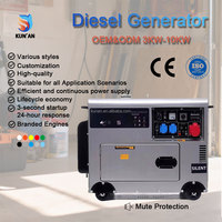 2026 Neuer Kleiner Leiser Dieselgenerator für den Heimgebrauch 8KVA 10KVA 15KVA 20KVA 30KVA 40KVA 50KVA Leise Dieselgeneratoren für Zuhause