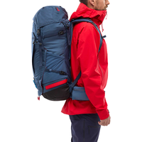 Sac à dos de randonnée multifonctionnel imperméable pour le sport de plein air, 55 litres, polyester léger, pour le camping et les voyages