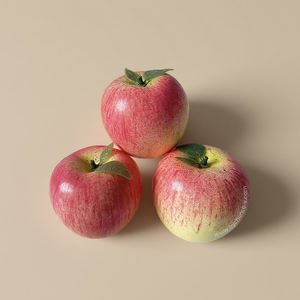 Manzana Artificial Realista con Hojas para Parques de Atracciones, Paisajes Naturales, Jardines y Decoración de Áreas de Juego - Product Image 1