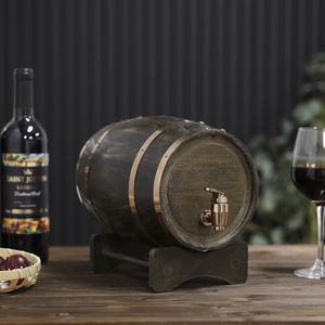 OEM et ODM 1.<span class=keywords><strong>5</strong></span>/3/<span class=keywords><strong>5</strong></span>/10 <span class=keywords><strong>litres</strong></span> de stockage en bois de chêne de pin, tonneau de whisky en bois Vintage - Product Image 3