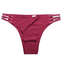 Dames Slipje Naadloze Strings Voor Vrouwen G-String Sexy Holle Ademende Katoenen String Bikini Ondergoed Vrouwen