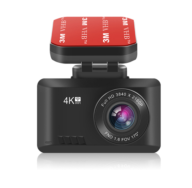 Car Dash Cam 2160P 4K Ultra HD with 1080P Rear Camera WiFi GPS Logger ADAS Dual Lens Dashcam Car DVR Night Vision