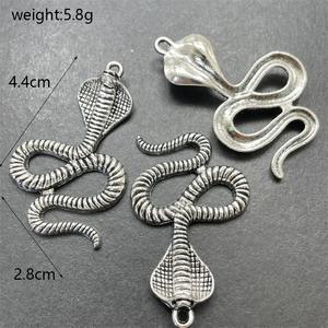 Junkang - Colgantes de Plata con Forma de Animales: Serpiente, <span class=keywords><strong>León</strong></span>, Conejo, Pájaro, Búho, Accesorios de Joyería de Aleación, Pulseras y Collares - Product Image 4