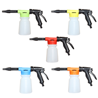 Tuyau d'eau de jardin canon à mousse kit de shampoing pour voiture pistolet à mousse pour voitures bouteille de pulvérisateur à pression