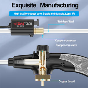 GF-8016 zhentanzhe mạnh mẽ hai phần vườn BBQ sân Propane làm cỏ Burner đánh lửa butan Torch nhẹ hơn dài - Product Image 3