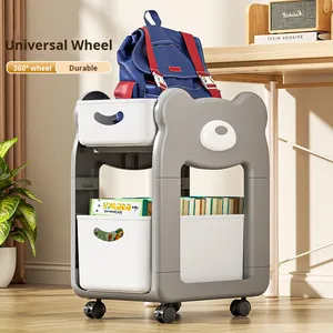 Estante de Almacenamiento de Aperitivos para Mochila Escolar, Carrito Pequeño Móvil, Organizador de Libros, Estante de Escritorio para Dormitorio Estudiantil - Product Image 3