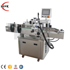 HZPK ARLM-160B Automatic <b>Small</b> Plastic Bottle Barcode Adhesive Label Labeling Machine for Sale - Product Image 3