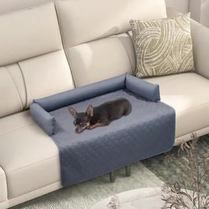 Tapis de lit hydrofuge pour chien, canapé, couverture pour animaux de compagnie, coussin pour grand chien avec oreiller pour le cou, tapis de couchage pour <span class=keywords><strong>chat</strong></span>, voyage et intérieur - Product Image 1